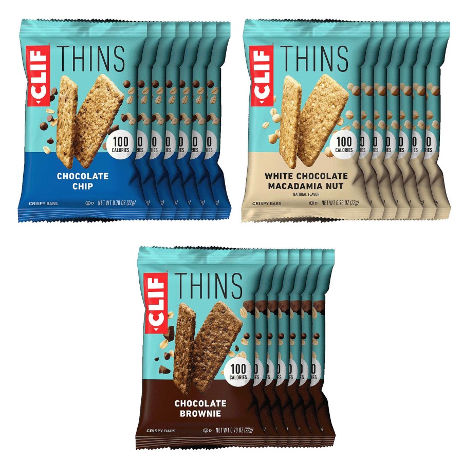 Favoriet Clif Bar | Cliff Thins Variatiepakket, 21 Verpakkingen